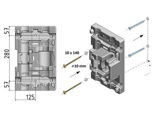 Pumpengruppe 3 Wege Mischer mit Stellmotor DN25 1", Grundfos Alpha2.2 25-60 180mm Heizkreisset - Ecoenergy Schweiz AG