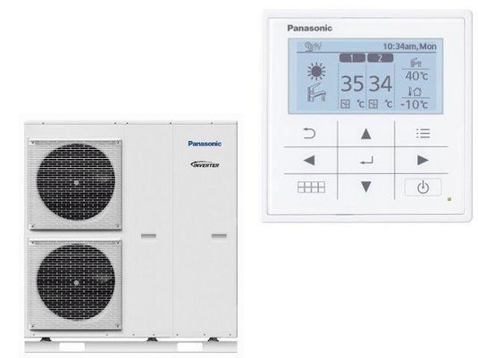 Panasonic Aquarea T-CAP 16kW,400V, R32, Luftwärmepumpe Monoblocksystem, Generation J, Inverter, WH-MXC16J9E8 - Ecoenergy Schweiz AG