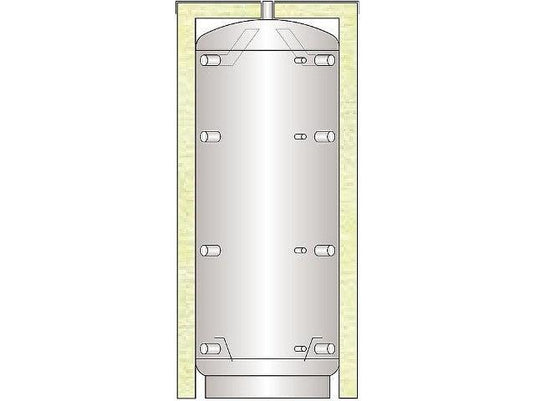 Pufferspeicher PF 300 ohne Wärmetauscher Inhalt 289 Liter - Ecoenergy Schweiz AG