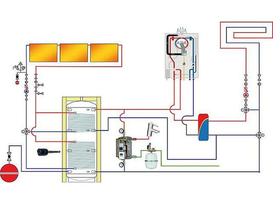 Pufferspeicher PF 300 ohne Wärmetauscher Inhalt 289 Liter - Ecoenergy Schweiz AG