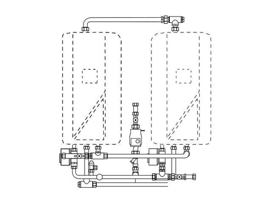 Sailer Kaskadenset PLUS 50-100 für Frischwasserstationen FRIWASTA Plus 50-100 l/min - Ecoenergy Schweiz AG